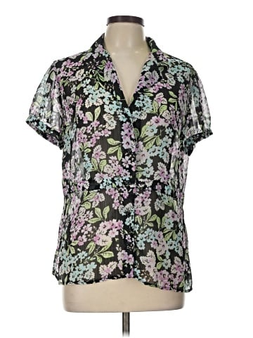 Sag Harbor Short Sleeve Blouse (view 1)