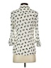 Freebird 100% Polyester Animal Print Ivory 3/4 Sleeve Blouse Size S - photo 2