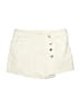 Altar'd State 100% Cotton Solid Ivory White Skort Size S - photo 1