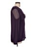 Gap 100% Rayon Purple Long Sleeve Blouse Size L - photo 4