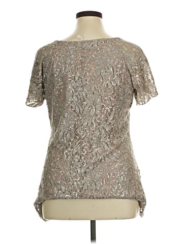 Brittany Black Short Sleeve Blouse (view 2)