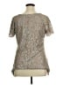 Brittany Black Silver Short Sleeve Blouse Size XL (estimated) - photo 2