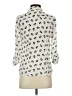 Freebird 100% Polyester Animal Print Ivory 3/4 Sleeve Blouse Size S - photo 2