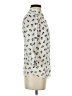 Freebird 100% Polyester Animal Print Ivory 3/4 Sleeve Blouse Size S - photo 4