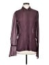 FRAME 100% Silk Burgundy Long Sleeve Silk Top Size S - photo 1
