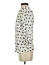 Freebird 100% Polyester Animal Print Ivory 3/4 Sleeve Blouse Size S - photo 5