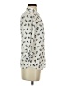 Freebird 100% Polyester Animal Print Ivory 3/4 Sleeve Blouse Size S - photo 4