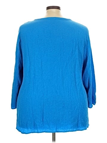 MULTIPLES 3/4 Sleeve Blouse (view 2)