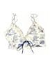 Parade Ivory Blue Swimsuit Top Size S - photo 2