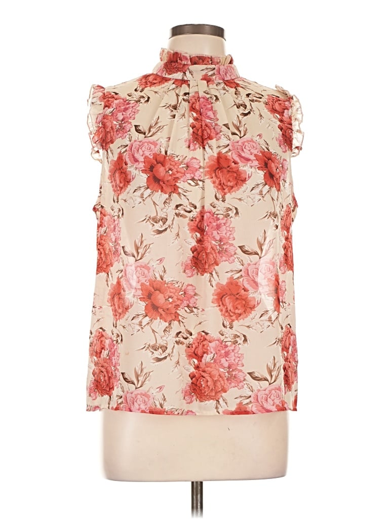 Pre-owned Shein Sleeveless Blouse In Pink
