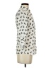 Freebird 100% Polyester Animal Print Ivory 3/4 Sleeve Blouse Size S - photo 4
