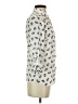Freebird 100% Polyester Animal Print Ivory 3/4 Sleeve Blouse Size S - photo 4