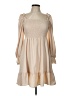 Unbranded 100% Polyester Tan Casual Dress Size L - photo 1