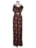 Xhilaration 100% Polyester Paisley Red Jumpsuit Size S - photo 1