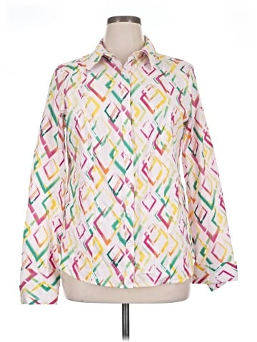 Ashley Stewart Long Sleeve Blouse (view 1)