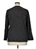 Talbots Stripes Black Long Sleeve Top Size 14 - 16 - photo 2