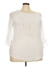 New Directions Ivory 3/4 Sleeve Blouse Size 3X - photo 1
