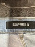 Express Animal Print Blue Denim Shorts Size 4 - photo 3