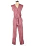Cloth & Stone Solid Pink Jumpsuit Size M - photo 1