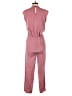 Cloth & Stone Solid Pink Jumpsuit Size M - photo 2