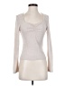 Shein Silver Long Sleeve Top Size S - photo 1