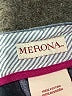 Merona 100% Cotton Chevron-herringbone Blue Shorts Size 14 - photo 4