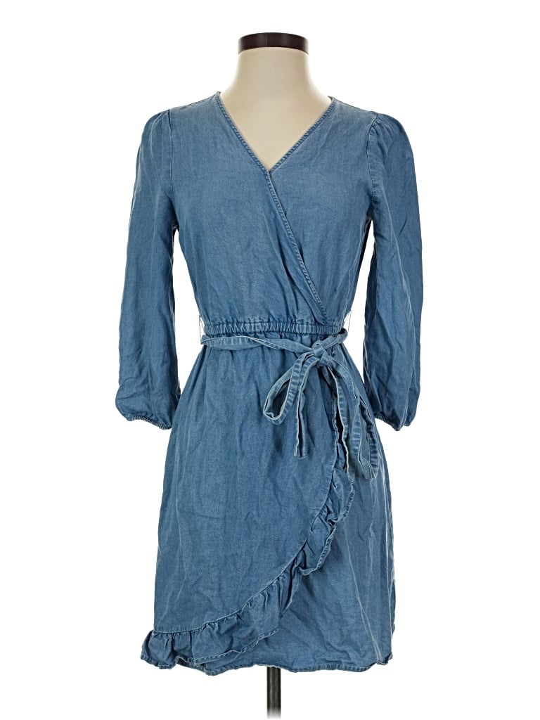 Pre-owned Gap Casual Dress In Blue