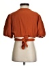 Altar'd State Orange Short Sleeve Blouse Size S - photo 2
