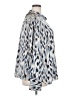 Nic + Zoe Animal Print Blue Long Sleeve Blouse Size 2X - photo 4
