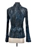 Apt. 9 Metallic Blue Long Sleeve Blouse Size S - photo 2