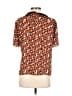 Zara Orange Short Sleeve Blouse Size S - photo 2