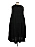 Max Studio Solid Black Casual Dress Size 3X - photo 1