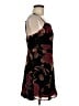 Lush Floral Black Cocktail Dress Size M - photo 4