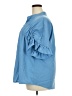 Unbranded 100% Polyester Blue 3/4 Sleeve Blouse Size 4X - photo 5
