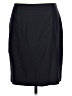 Halogen Solid Black Casual Skirt Size 10 - photo 1
