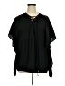 Lane Bryant 100% Polyester Black Short Sleeve T-Shirt Size 14 - 16 Plus - photo 1