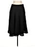 Chaps 100% Linen Solid Black Formal Skirt Size 10 - photo 1