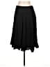 Chaps 100% Linen Solid Black Formal Skirt Size 10 - photo 2