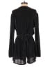 Fraiche by J Metallic Black Romper Size M - photo 2