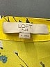 Ann Taylor LOFT 100% Polyester Yellow Short Sleeve Blouse Size 18 - photo 7