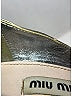 Miu Miu 100% Leather Metallic Silver Sandals Size EU 38 1/2 - photo 7