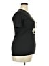 Assorted Brands Floral Black Short Sleeve T-Shirt Size 3X - photo 4