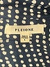 Pleione 100% Polyester Tweed Blue Long Sleeve Blouse Size L - photo 7