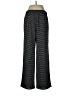 Ann Taylor LOFT 100% Polyester Houndstooth Black Casual Pants Size M - photo 2