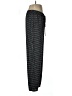 Ann Taylor LOFT 100% Polyester Houndstooth Black Casual Pants Size M - photo 4