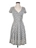 Gilli Polka Dots White Casual Dress Size S - photo 1