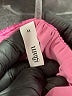 Glam 100% Polyester Solid Pink Shorts Size M - photo 3