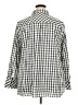Talbots Checkered-gingham Gray 3/4 Sleeve Button-Down Shirt Size 22 - photo 2