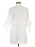 Gap 100% Cotton Ivory 3/4 Sleeve Button-Down Shirt Size M - photo 2