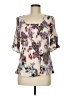 BILA 100% Rayon Ivory Short Sleeve Blouse Size M - photo 1